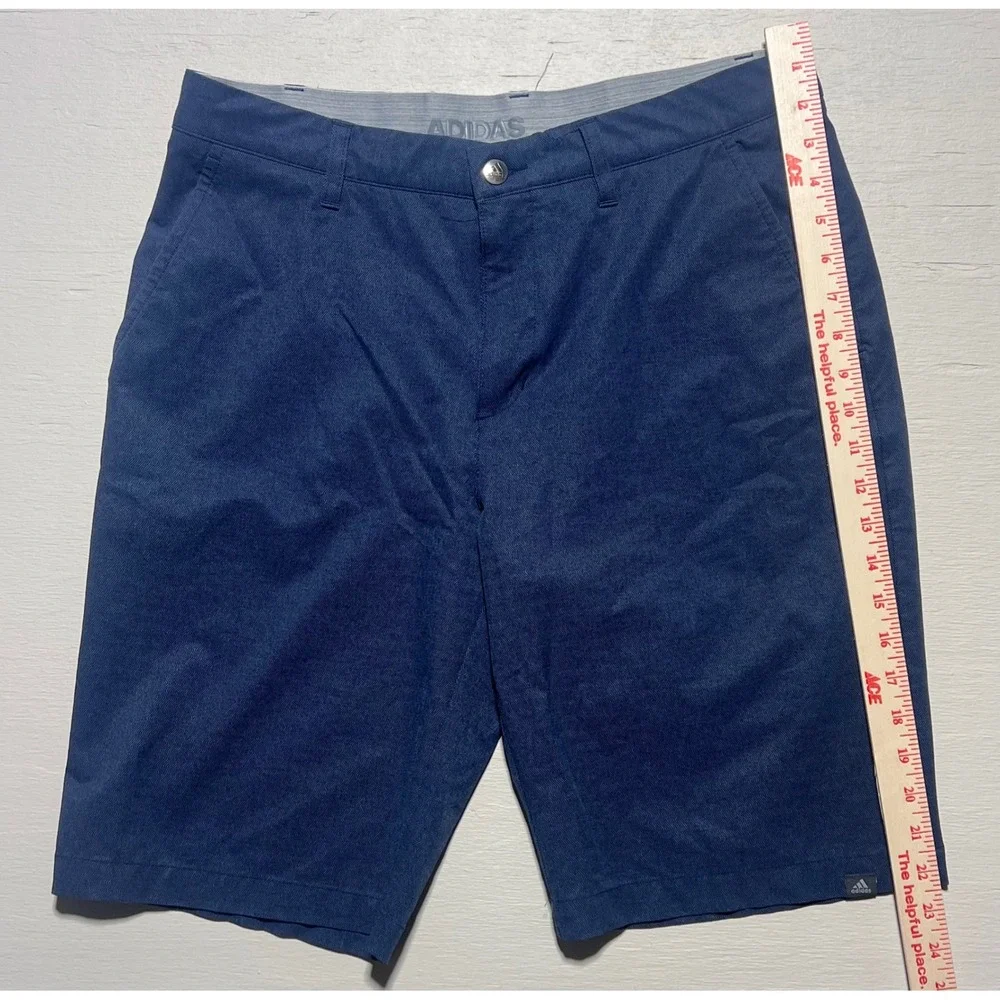 Lot of 2 Adidas Men Ultimate365 Golf Short Blue Navy Size 32 Performance Stretch